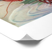 Funny Music Art Lobster Banjo Player Beach Poster (Hoek)