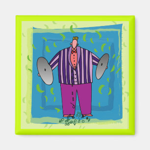 Funny Music Cartoon Magnet Magneet