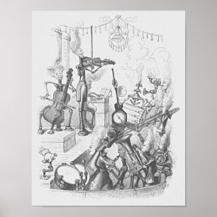 Funny  Music Instrument Orchestra Musician Poster