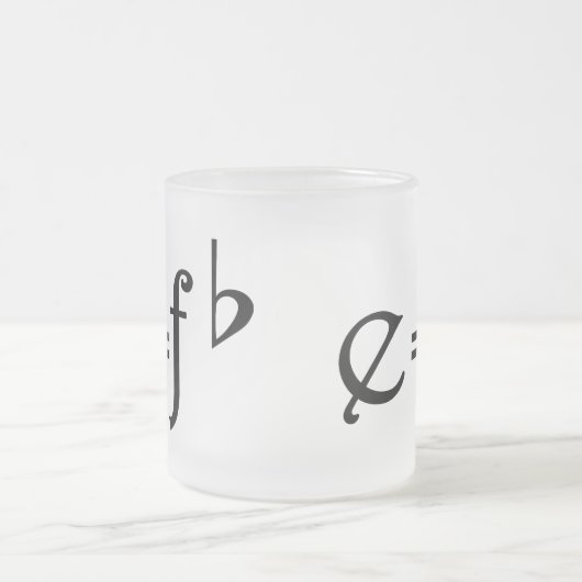 Funny Music Joke Matglas Koffiemok (Center)