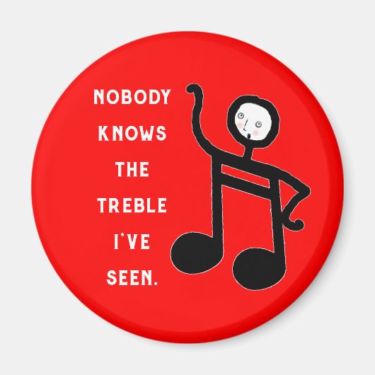 Funny Music Magneet (Voorkant)