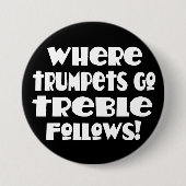 Funny Music Trumpet Button (Voorkant)