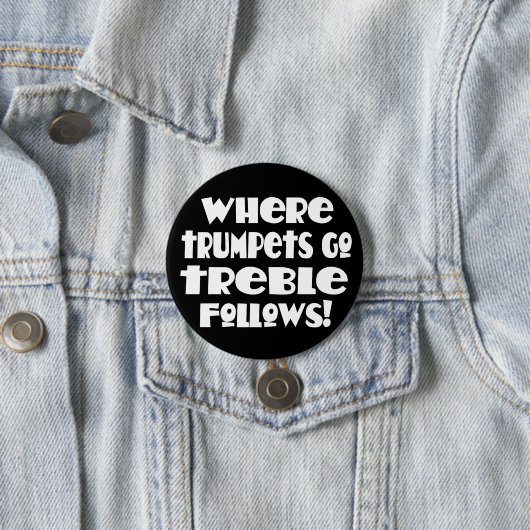 Funny Music Trumpet Button (In situ)