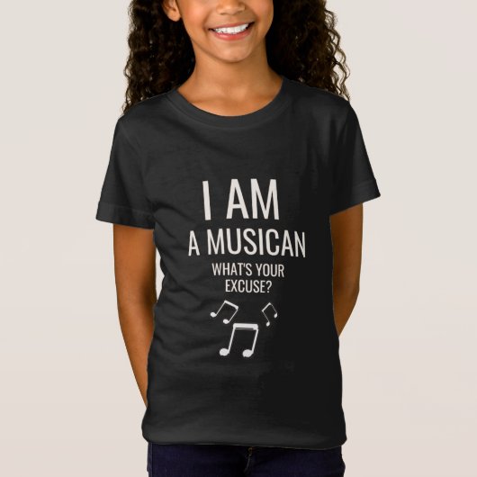 Funny Musician Quote Muzieknoten Humor T-shirt (Voorkant)