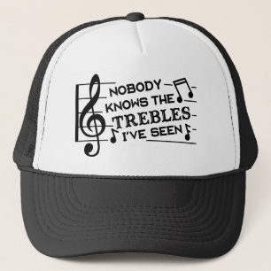 Funny Musicians Treble Joke Pun Muziekleraren Trucker Pet