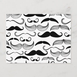 Funny Mustache Briefkaart