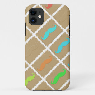 Funny Mustache iPhone 11 Hoesje