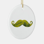 Funny Mustache Circle Ornement (Droite)