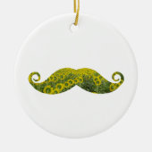 Funny Mustache Circle Ornement (Devant)