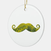 Funny Mustache Circle Ornement (Gauche)
