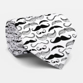 Funny Mustache Design Stropdas (Opgerold)