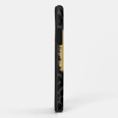 Funny Mustache en Leopard Print Case-Mate iPhone Case (Achterkant/rechts)