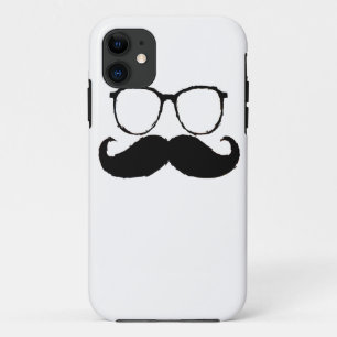 Funny Mustache Glasses 3 iPhone 11 Hoesje