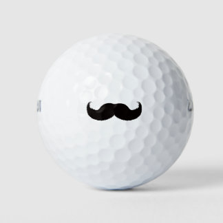 Funny Mustache Golfballen