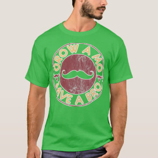 Funny Mustache Grow A Mo 2 T-shirt