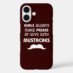 Funny Mustache iPhone Case