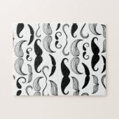 Funny Mustache Legpuzzel (Horizontaal)