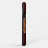 Funny Mustache op leopard Skin Case-Mate iPhone Case (Achterkant/rechts)