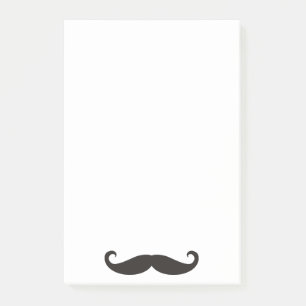 Funny Mustache / Schnurrbart + jouw tekst Post-it® Notes