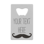 Funny Mustache / Schnurrbart + votre texte (Devant)