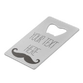 Funny Mustache / Schnurrbart + votre texte (Dos Angle)
