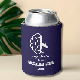 Funny My Brain is on Airplane Mode Coworker Travel Blikjeskoeler