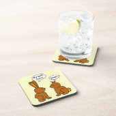 Funny My Butt Hurts Bunnies Onderzetter (Rechterzijde)