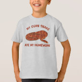 Funny My Corn Snake Ate My Home Work Pet Snake T-shirt (Voorkant)