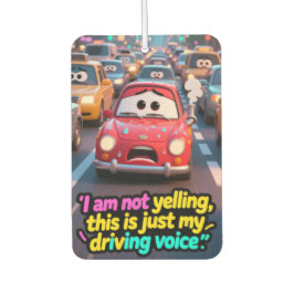 Funny "My Driving Voice" Stressed Car Air Freshene Luchtverfrisser