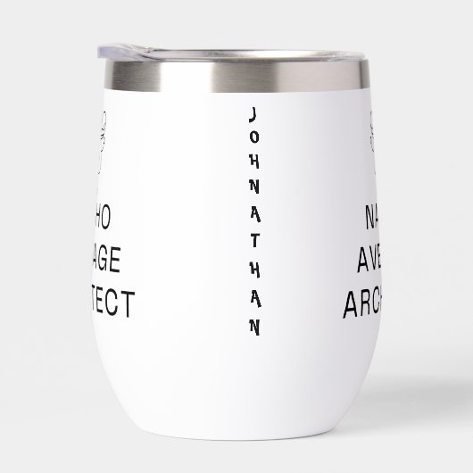 Funny Nacho Average Architect Pun Cute Mustache (Droite)