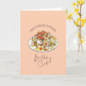 Funny Nacho Average Birthday Card Kaart (Gele Bloem)