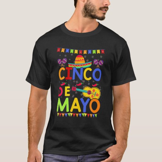 Funny Nacho Gemiddelde Oom Cinco De Mayo Mexican T-shirt (Voorkant)