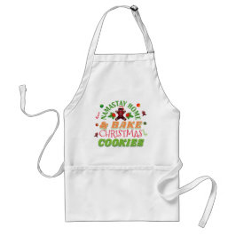 FUNNY Namastay Home en Bake CHRISTMAS Cookies Standaard Schort
