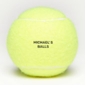 Funny Name Personalized Tennisballen (Voorkant)