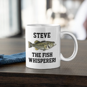 Funny Name Vist Legend Largemouth Bass Sports Koffiemok