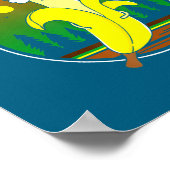 Funny Nana Banana  Poster (Hoek)