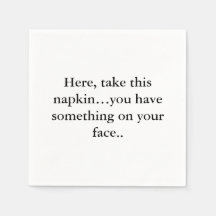 Funny Napkin-tekst