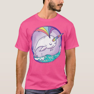 Funny NARWHAL Lover Gifts Cute RAINBOW NARWHALE T-shirt