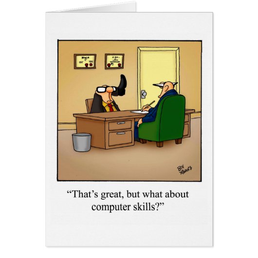 Funny National Boss Day Card "Spectickles" (Voorkant)