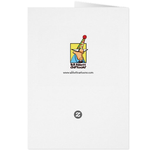 Funny National Boss Day Card "Spectickles" (Achterkant)