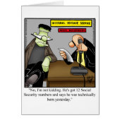 Funny National Boss Day Card "Spectickles" (Voorkant)