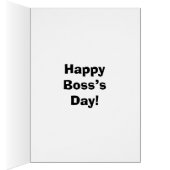 Funny National Boss Day Card "Spectickles" (Binnen (Rechts))