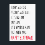Funny Naughty Birthday Carte cadeau pour lui et el<br><div class="desc">Qui n'aime pas recevoir des cadeaux d'anniversaire et des surprises, n'est-ce pas ? Si vous cherchez des idées de cadeaux d'anniversaire drôles, cette carte d'anniversaire sale et vilaine avec des citations ou un message vous intéressera sûrement. Peut être un cadeau d'anniversaire parfait pour lui, pour le mari, pour les garçons,...</div>