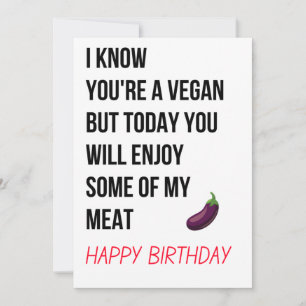 Funny Naughty Dirty Happy Birthday Card voor haar Feestdagenkaart