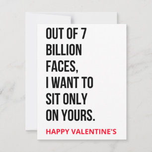 Funny Naughty Dirty Valentijnsdag Gift & Card Feestdagenkaart
