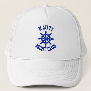 Funny naughty jachtclub trucker hat trucker pet