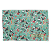 Funny Naughty Kerstkat Aangepersonaliseerde Kinder Kussensloop (Voorkant)