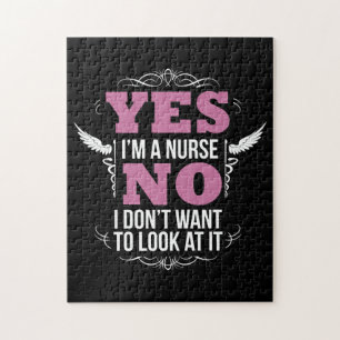 Funny Naughty Nurse Hilarious nursing with a sassy Legpuzzel