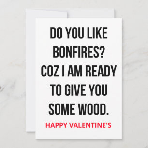 Funny Naughty Valentijnsdag Card Feestdagenkaart