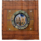 Funny Nautical Porthole rideau de douche (Devant)